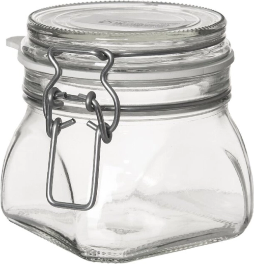 Glasdose mit Clipverschluss Gothika 0,5 l