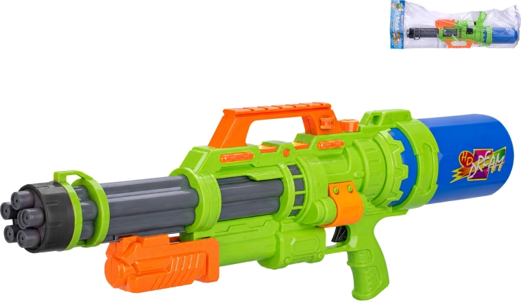 Grüne Wasserpistole mit Pumpe 68 cm