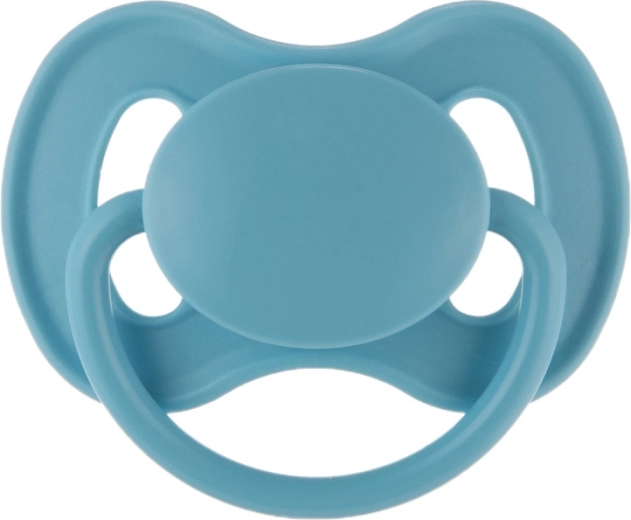 Canpol babies Naturkautschuk-Schnuller Kirschform NUDE 0–6 Monate, blau