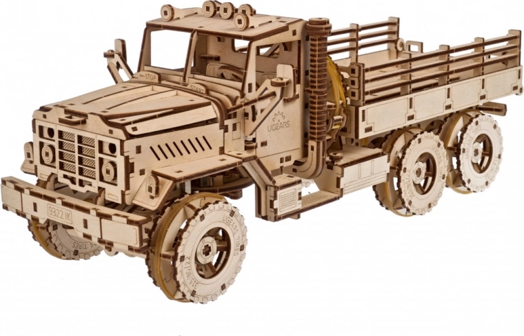Mechanisches 3D-Holzpuzzle UGEARS Cargo-Lkw