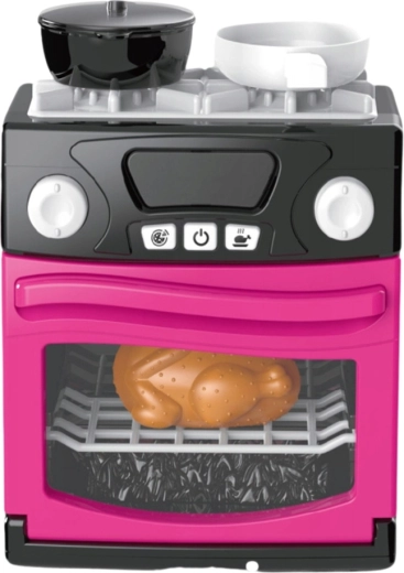 Lichter und realistische Brennergeräusche