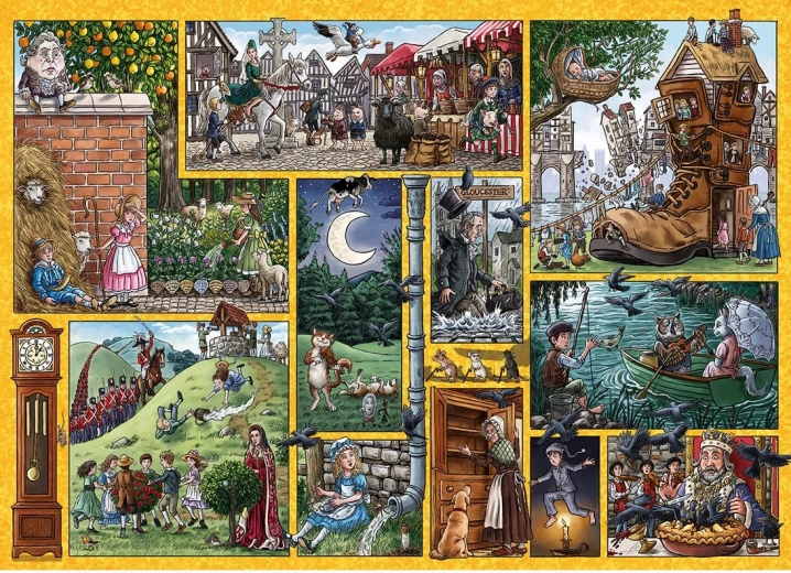GIBSONS Puzzle Reime durch die Zeit 1000 Teile