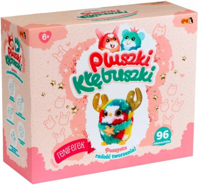 Kreativset Pluszki-Kłębuszki 96 Teile Rentier