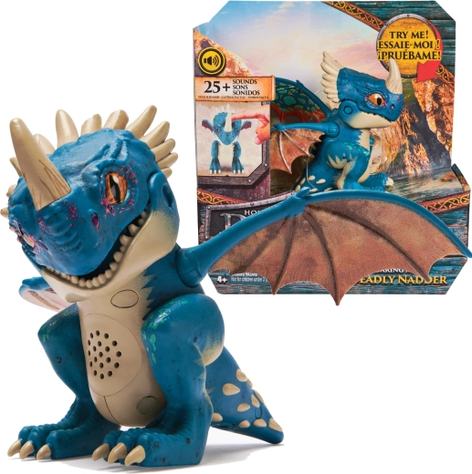 Drachenzähmen leicht gemacht Deadly Nadder interaktive Figur Roaring Minis mit 25 Sounds