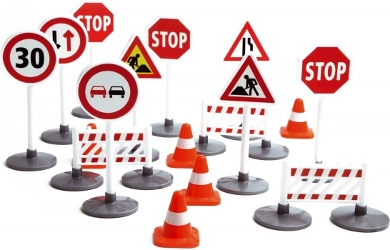 Verkehrszeichen für die eigene Baustelle