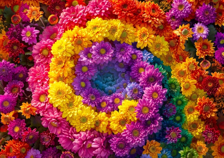 Enjoy Puzzle Blumenwirbel 1000 Teile