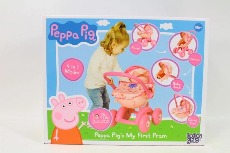 Peppa Pig Mein erster Puppenwagen 4 in 1