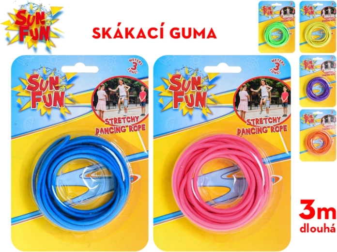Springgummi Sun Fun 300 cm – Kinder-Springgummi in 6 Farben