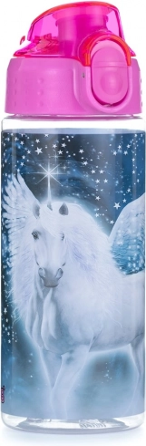 Trinkflasche OXY CLICK mit Einhorn-Design 500 ml