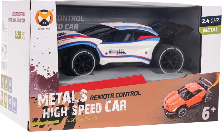 Metall-RC-Auto 1:20 Speed – Weiß