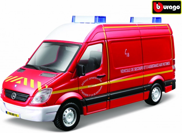 Metallmodell Mercedes‑Benz Sprinter 1:50 von Bburago