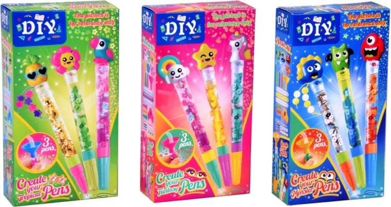 Gestalte 3 einzigartige Stifte