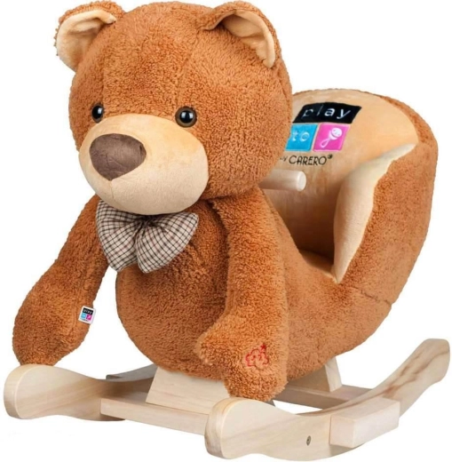 Schaukelnder Plüsch-Teddybär mit Geräuschen PlayTo, braun