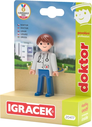 Efko Igráček Arzt-Set – Figur mit Zubehör