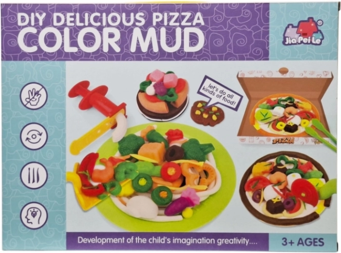 Kreativset mit Modelliermasse – Pizza