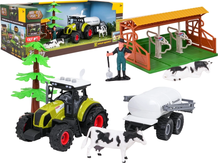 Bauernhof-Set mit interaktivem Traktor