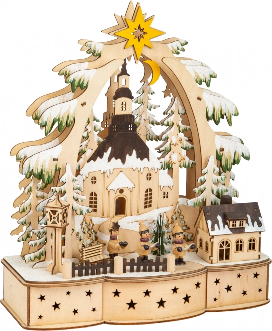 Weihnachtliche Dekorationslampe Sänger small foot