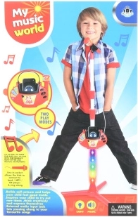 Leuchtendes Kinder-Mikrofon mit MP3-Anschluss