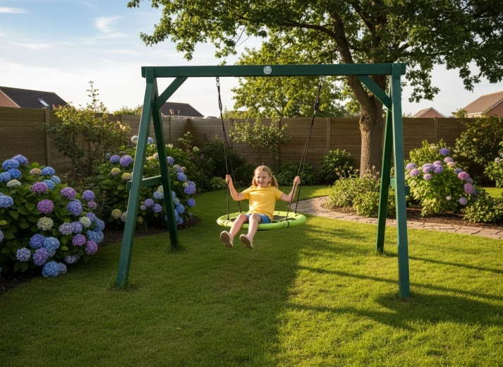 Stabile Gartenkonstruktion
