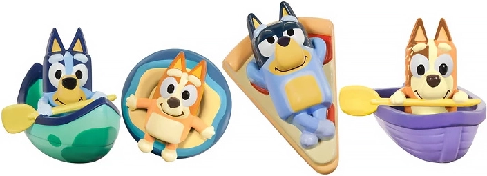 4 schwimmende Figuren für Geschichten und Fantasie