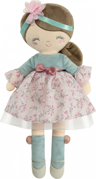 DeCuevas 20045 Plüschpuppe PROVENZA – 36 cm mit Wiege