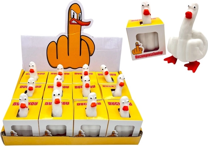 Antistress-Quetschspielzeug in Daumenform – Verkaufsdisplay 12 Stk.