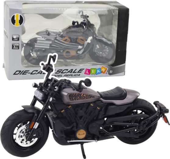 Motorradmodell Chopper 1:12 mit Funktionen