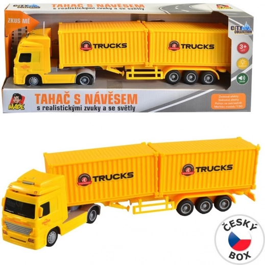 Lkw mit zwei Containern auf Schwungrad City Collection