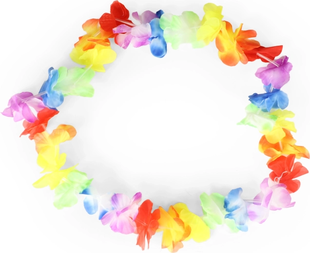 Bunte Textilblumen