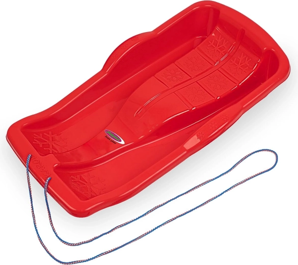 Kinderbob Snow Play Karol 80 cm rot