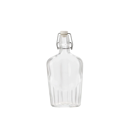 Glasflasche Fiaschetta 500 ml mit Bügelverschluss