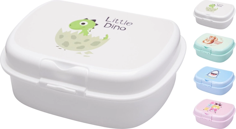 Snackbox mit Klickverschluss und Aufdruck, 1 l