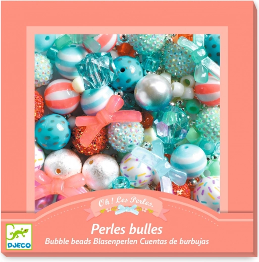 Djeco Schmuck basteln Silberne Perlen