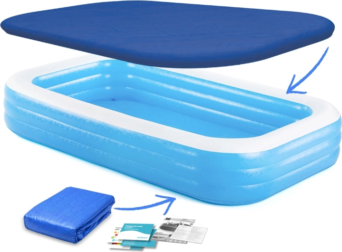 Abdeckplane für sauberes und wärmeres Wasser