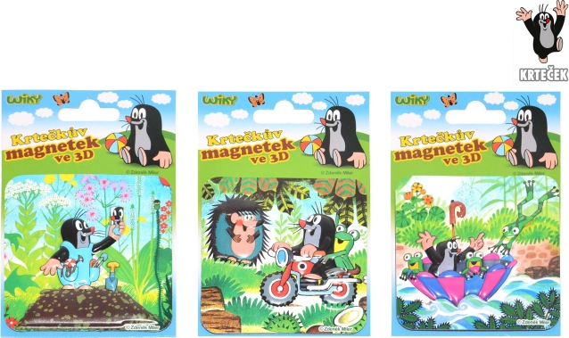 Magnet 3D Krtek aus Kunststoff