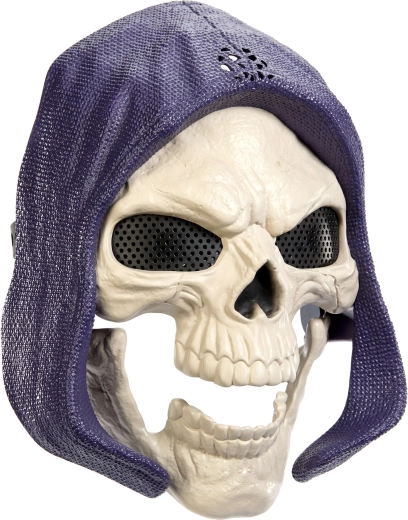 Ikonischer Skeletor-Look mit Kapuze