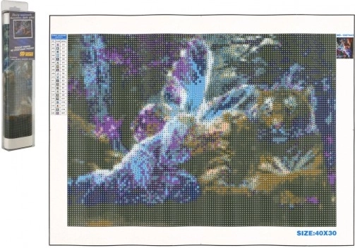 Diamantmalerei NORIMPEX – Schmetterlingsfee 30 × 40 cm