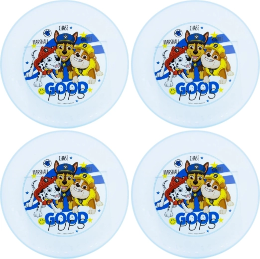 Stor Set Kinder-Teller Paw Patrol blau (4 Stk.)