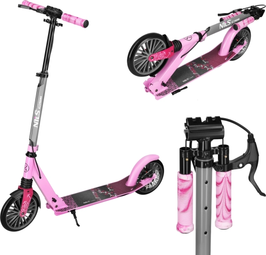 Klappkonstruktion und verstellbarer Lenker