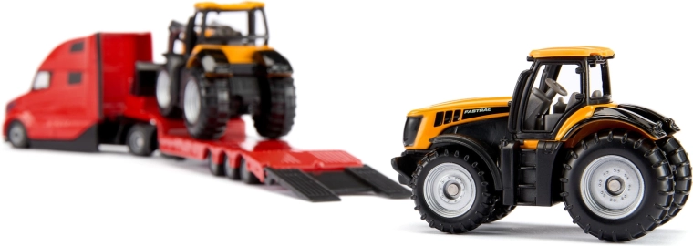 Zwei JCB-Maschinen in der Verpackung