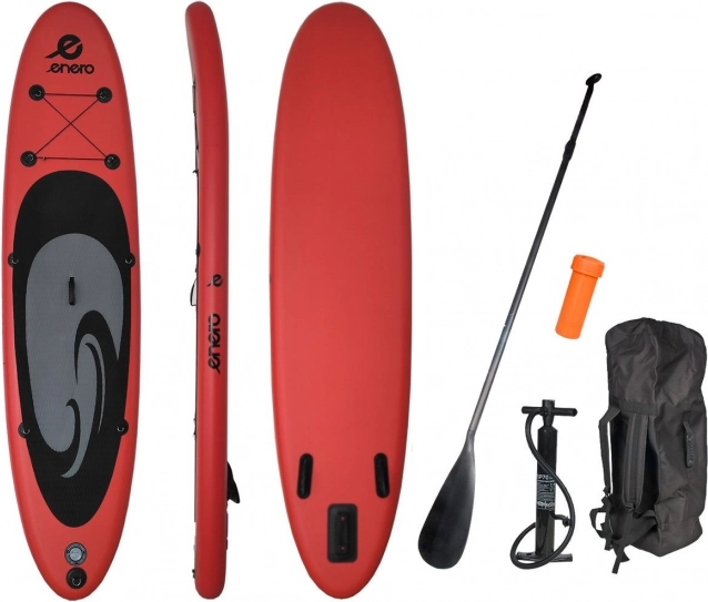 Paddleboard ENERO 320 cm rot-schwarz-grau