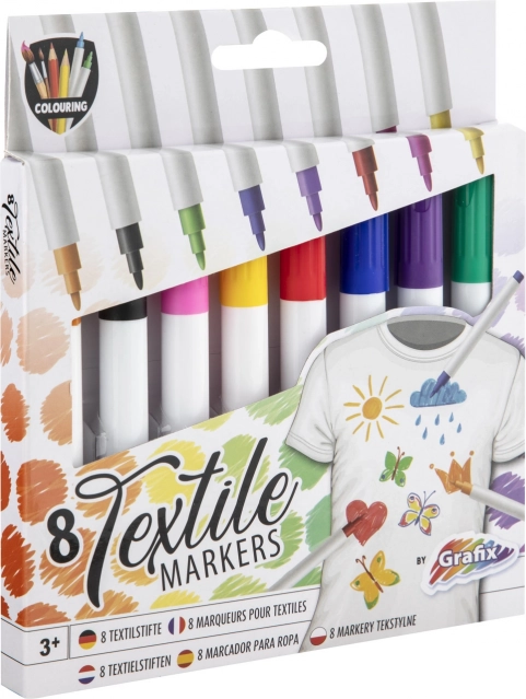 Textilmarker - Set mit 8 Stk.