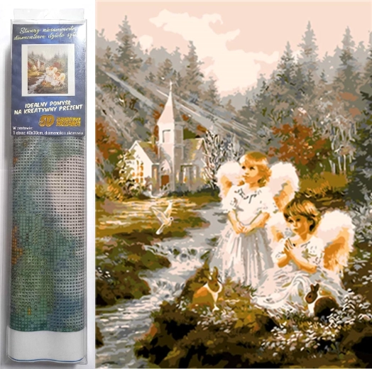 Diamantmalerei Engel 30x40 cm