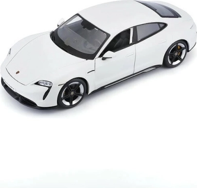 Welly Porsche Taycan Turbo S 1:24 cremefarbenes Automodell