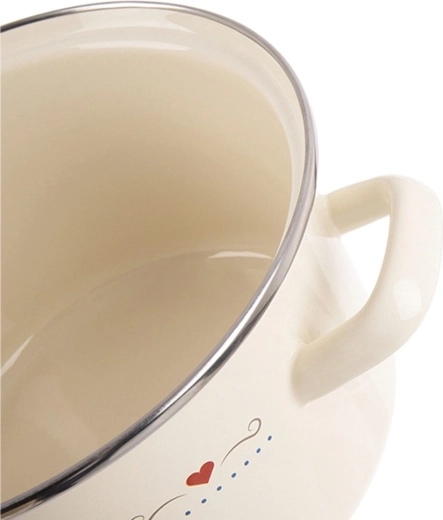 Gesundheitsunschädlicher emaillierter Stahl