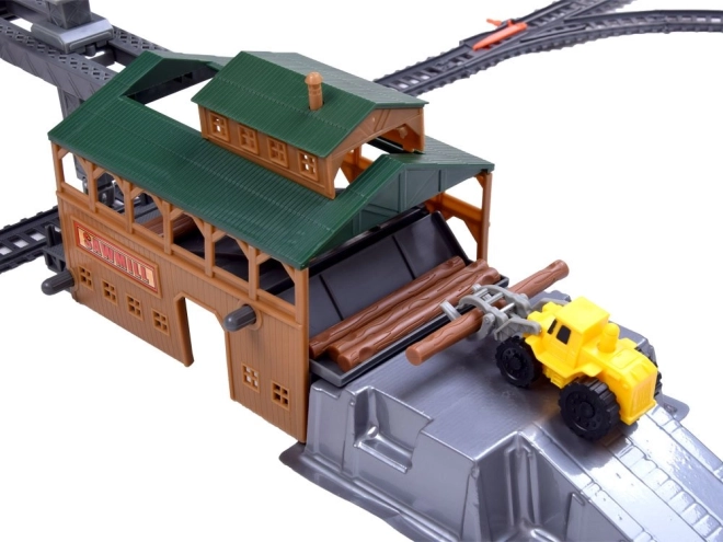 Umladestation für Holzstämme für realistischen Spielspaß