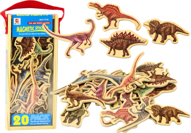 Holzmagnete Tiere, Set mit 20 Stück