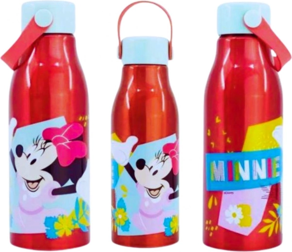 Aluminiumflasche Minnie mit Silikonschlaufe 760 ml