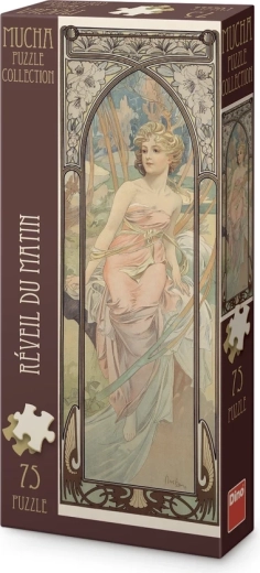Dino Panoramapuzzle Alfons Mucha – Erwachen des Morgens, 75 Teile