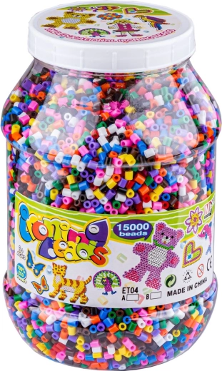 15 000 Perlen im bunten Mix
